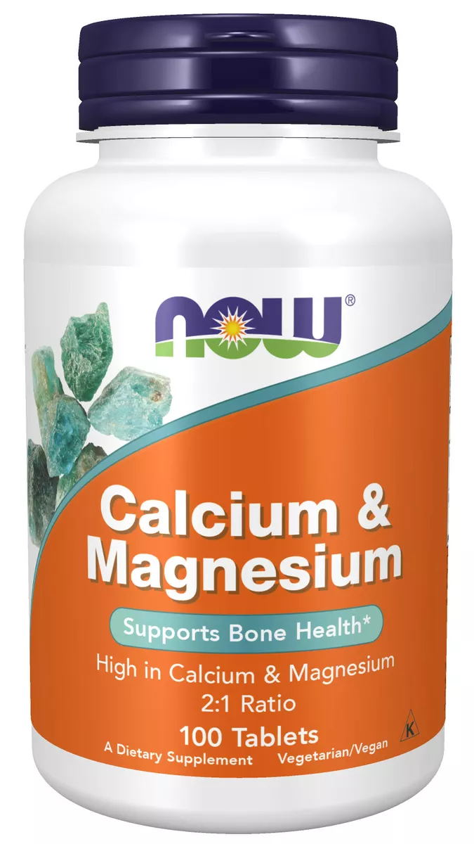 Now Foods Calcium And Magnesium Tablets, 100 Ea